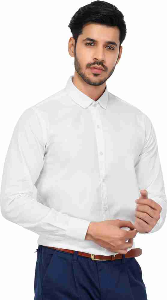 White shirt with sandal color pant top