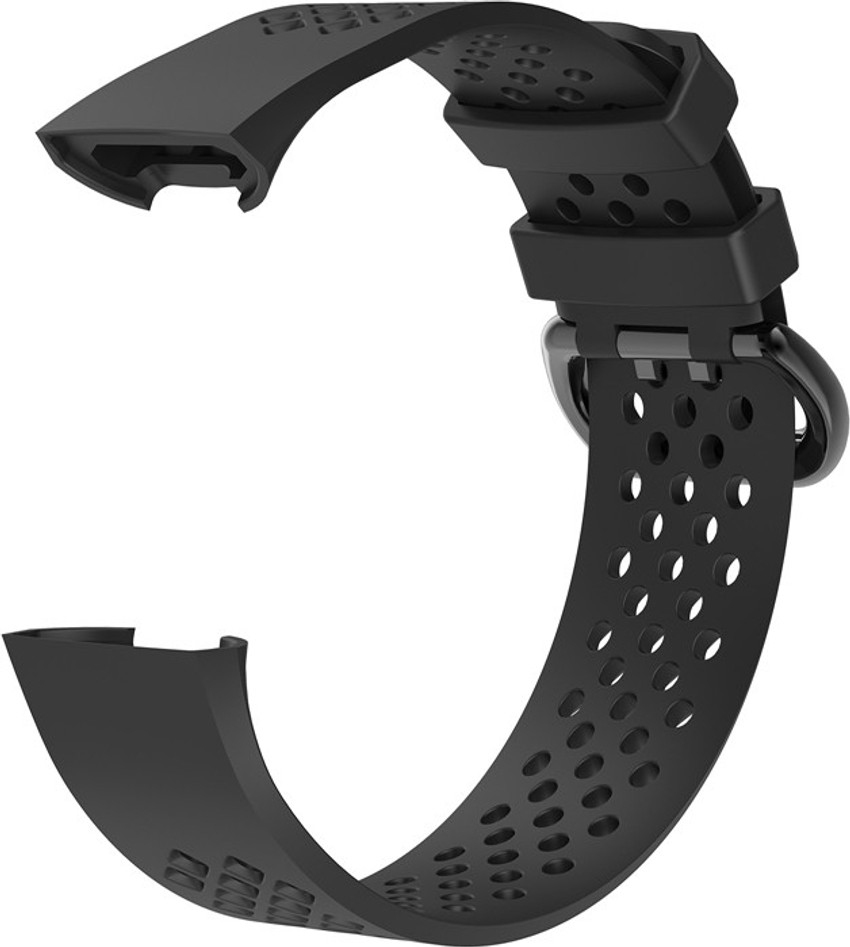 Fitbit charge 3 unisex black elastomer band touchscreen smart watch 22.7 mm clearance