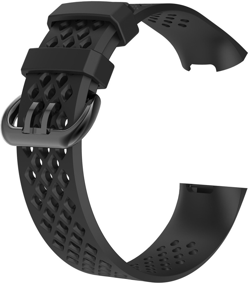 Arm It Fitbit Charge 3 Black Sports Small Smart Band Strap Price