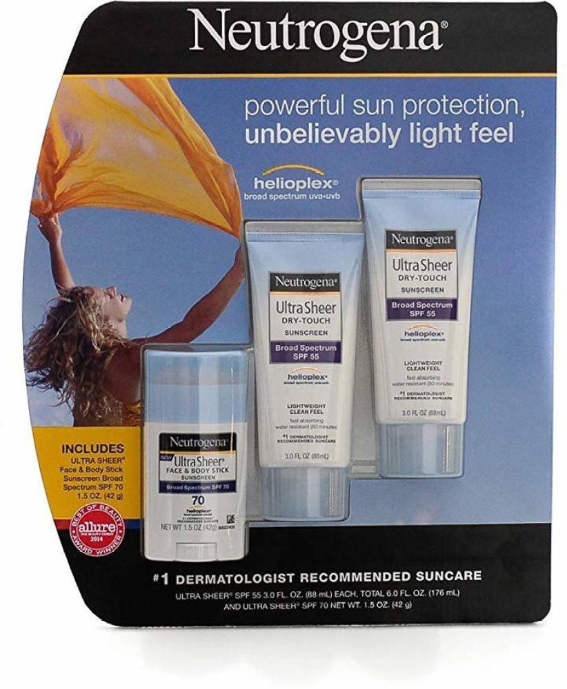 NEUTROGENA Sunscreen - SPF 55 Ultra Sheer Dry-Touch Sunscreen Lotion -  Price in India, Buy NEUTROGENA Sunscreen - SPF 55 Ultra Sheer Dry-Touch  Sunscreen Lotion Online In India, Reviews, Ratings & Features