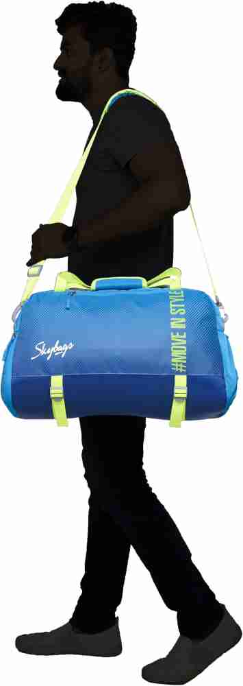 Duffel Bag Gym Bag for Men Women Cloud Cartoon Blue