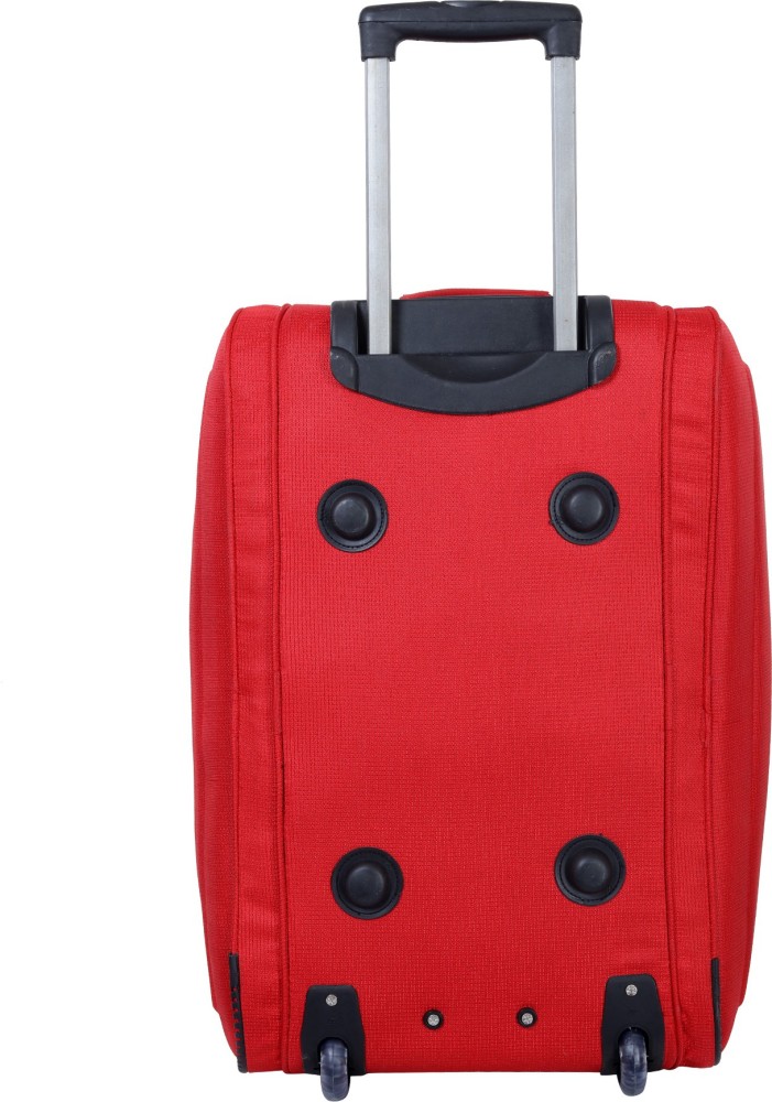 Red Polyester Travel Trolley Bag, For Luggage, Size: 22 Inch at Rs