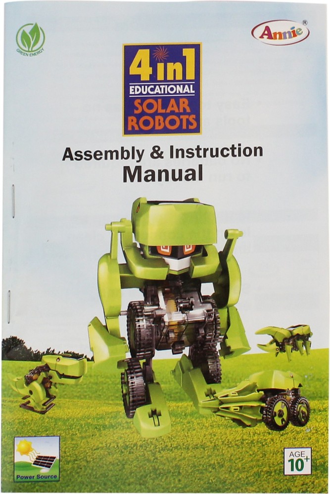 Annie 4 in 1 Solar Robots New Price in India Buy Annie 4 in 1 Solar Robots New online at Flipkart