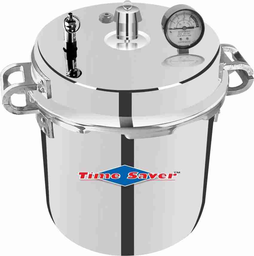 TIMESAVER ISI Mark Commercial Hard Anodized 40 L Pressure Cooker