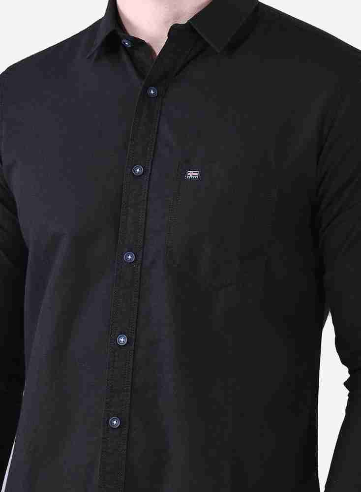 Buy Octave Men Solid Casual Black Shirt Online at Best Prices in