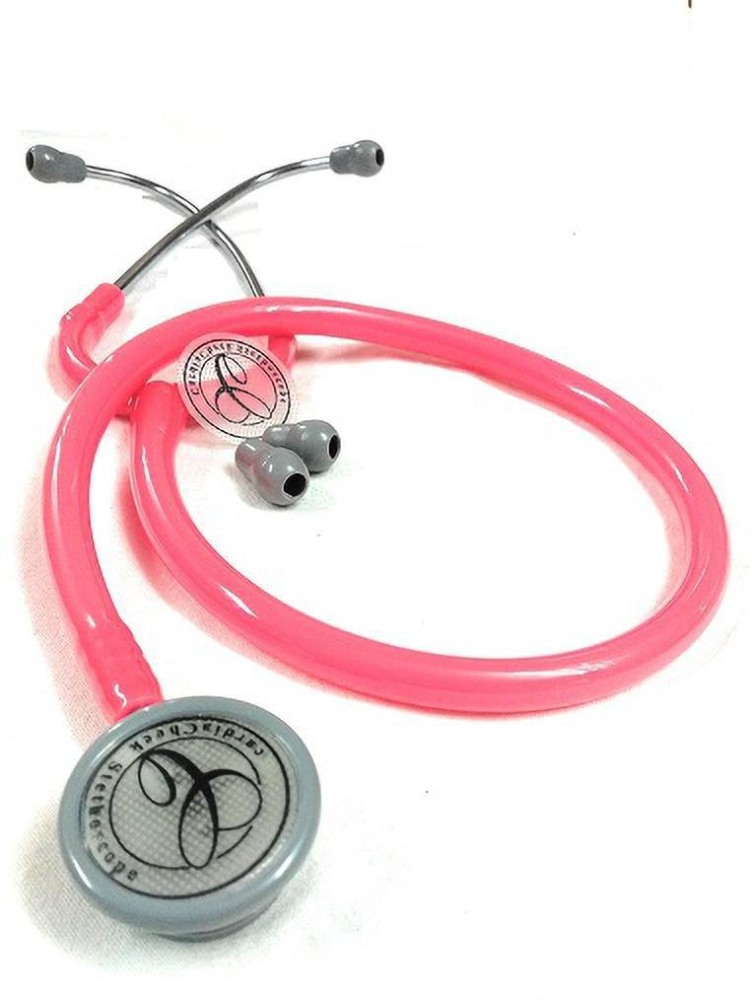 Vkare Adult Stainless Steel Stethoscope - Ultima 111- Pink Colour
