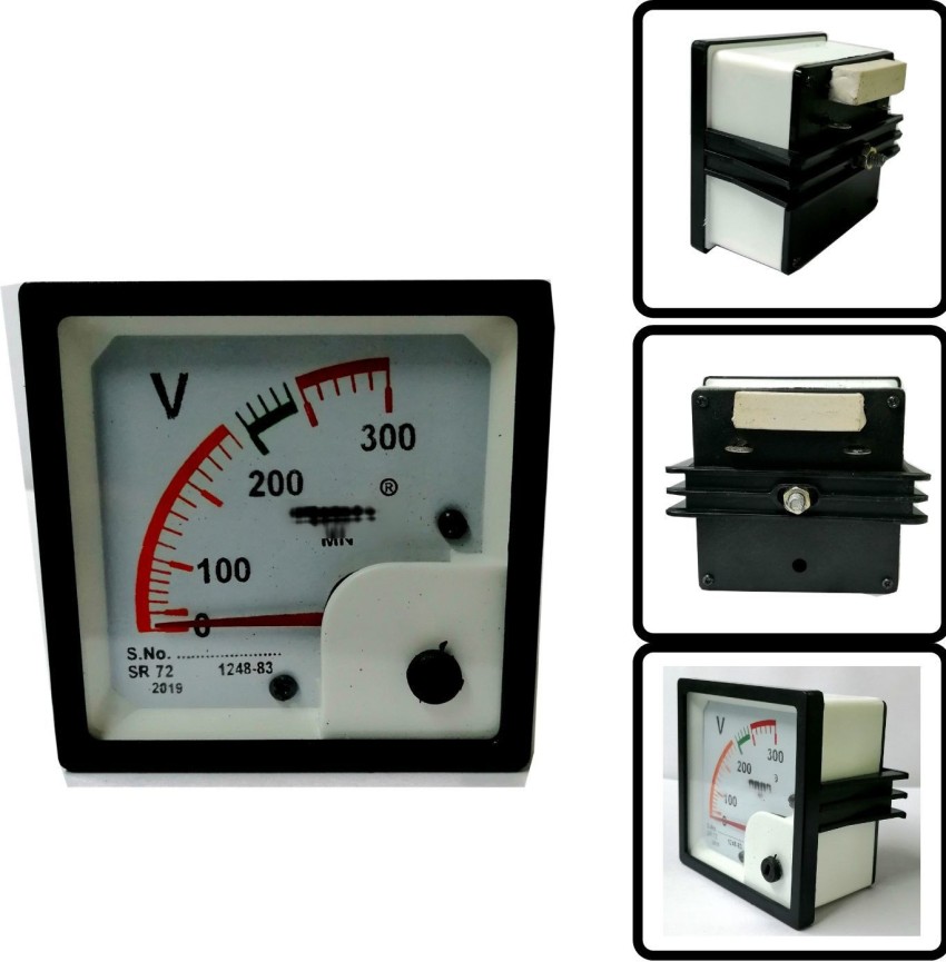 Mexico 72 MM AC 300 VOLT METER Voltmeter Price in India - Buy Mexico 72 MM  AC 300 VOLT METER Voltmeter online at