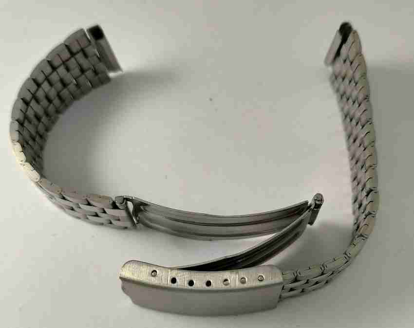 uberjewels Men s Stainless Steel Metal Watch Band for 16mm