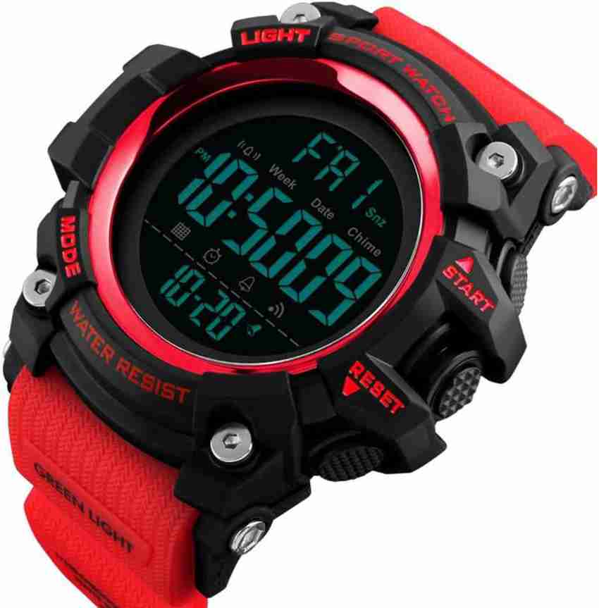Skmei clearance red watch