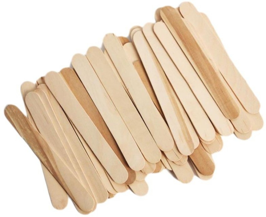 Wooden Ice Cream Sticks for DIY Crafts Project Work,Popsicle Spoon