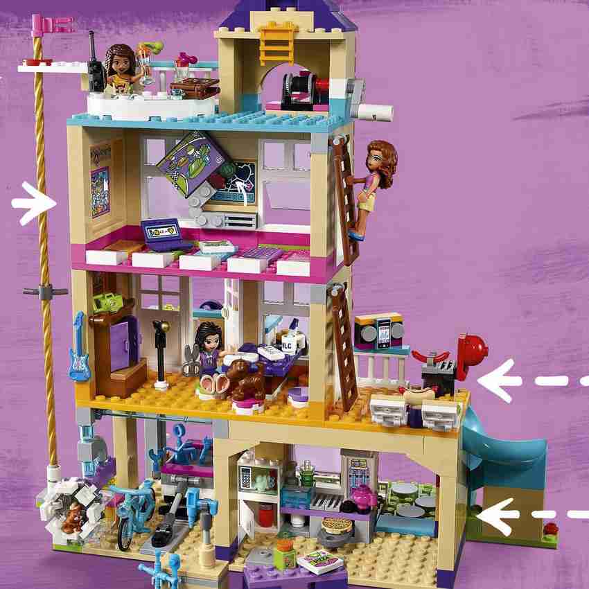 LEGO Friends Emma And Olivia S Friendship House Building Blocks For Girls 6 To 12 Years 722 Pcs 41340 Friends Emma And Olivia S Friendship House Building Blocks For Girls 6 To 12