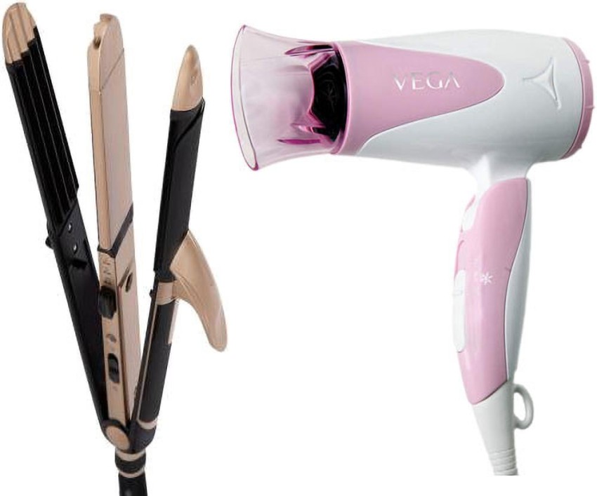 Vega hair dryer outlet straightener and curler