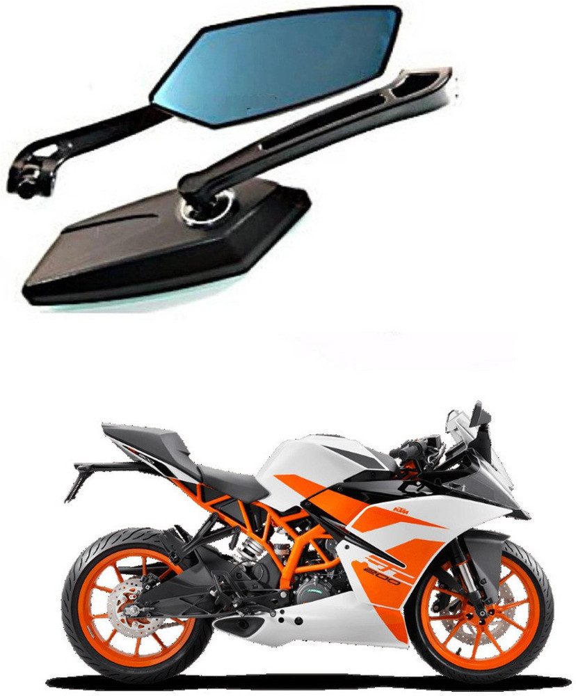 BRPEARl Manual Rear View Mirror For KTM Duke 200 Price in India