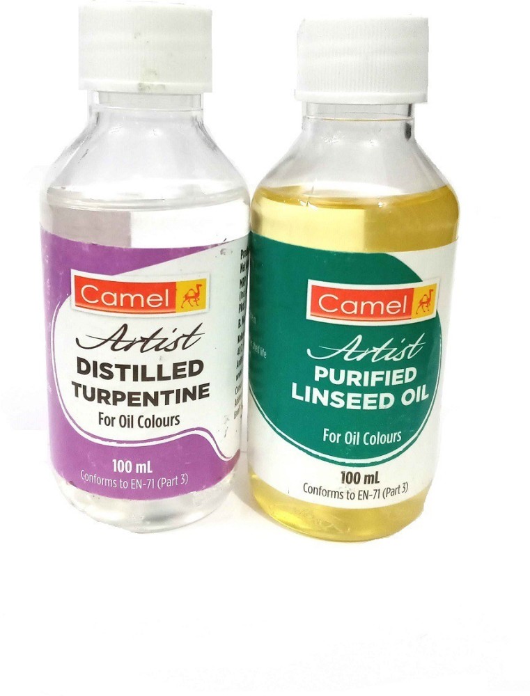 Camlin Supreme Quality Turpentine Oil Paints and Linseed oil 100