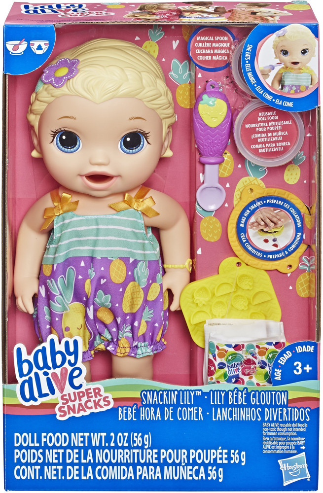 Baby alive sale snack and lily
