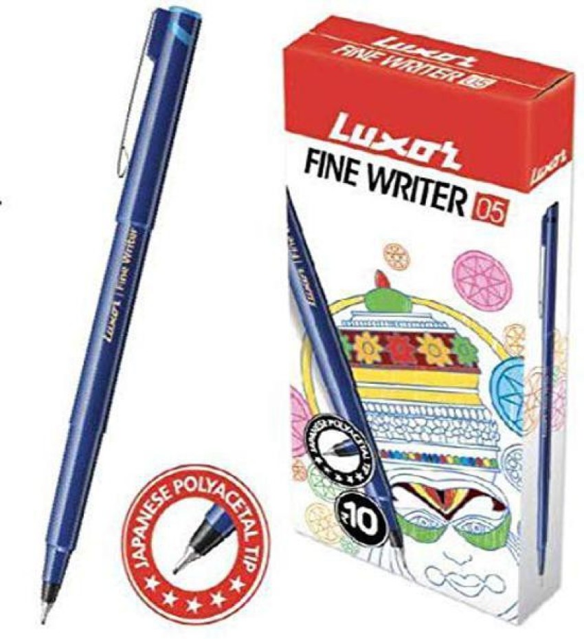 Buy Luxor Finewriter Colour Pen (Set of 10) online in India