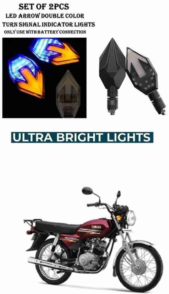 PRTEK Front Rear LED Indicator Light for Yamaha Crux Price in
