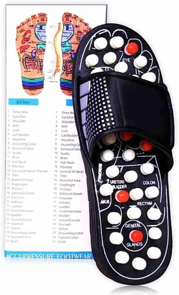Ofit SIZE 7 acupressure flipflop slippers/accupressure slippers women/  Acupressure Therapy Sandals/ yoga paduka/Helps Lower Your Blood Pressure/  magnetic foot/Acupressure Paduka With Magnets For Stress And Pain Relief  Massager - Ofit 
