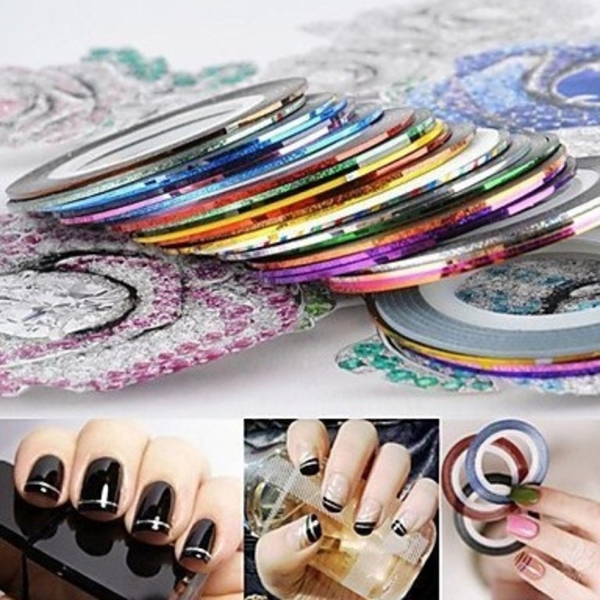 Colorful Mix Nail Art Stickers