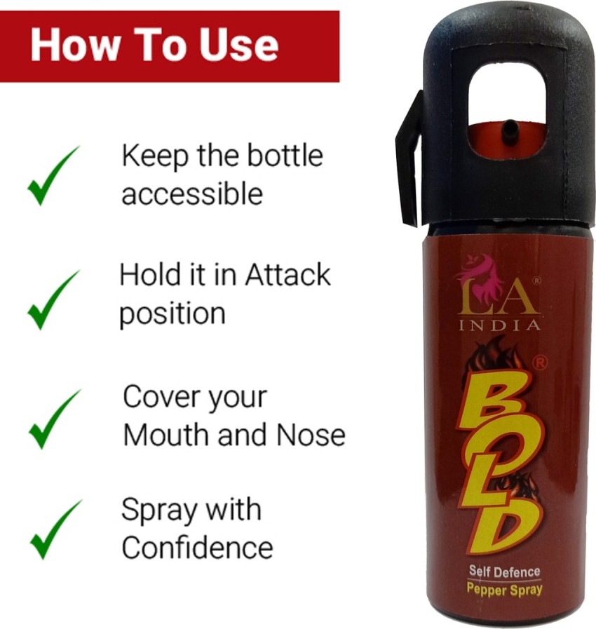 Self Defense Pepper Spray 110ml - 3 Pack