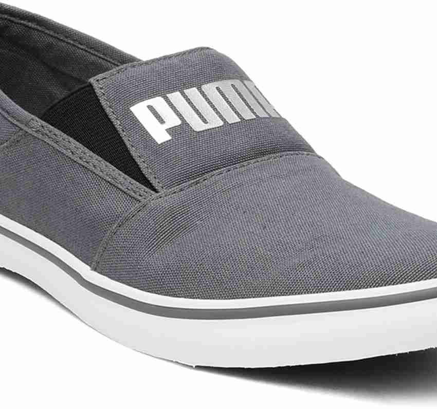 Puma slip ons silver hot sale men