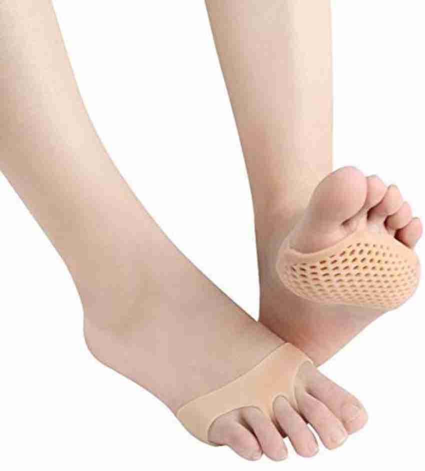 Silicone Gel Half Toe Sleeve Anti-Skid Forefoot Soft Pads For Pain