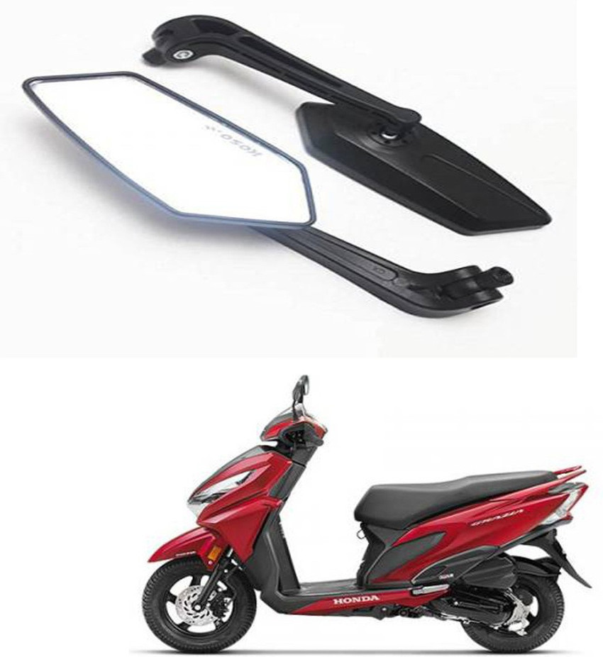 BRPEARl Manual Rear View Mirror For Honda Dio Price in India