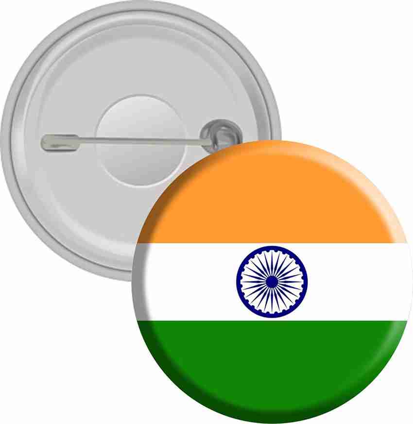 Partyhut Indian Flag Brass Laminated Lapel Pin Brooch for Independence Day Celebration Indian Brooch Pack of 6 Brooch Price in India Buy Partyhut Indian Flag Brass Laminated Lapel Pin Brooch for Indep...
