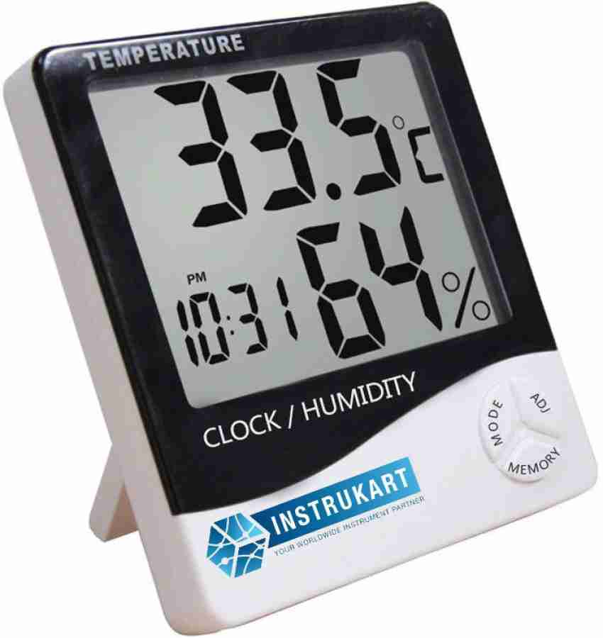 Eagletech HTC-1 Digital LCD Temperature Humidity Meter Clock