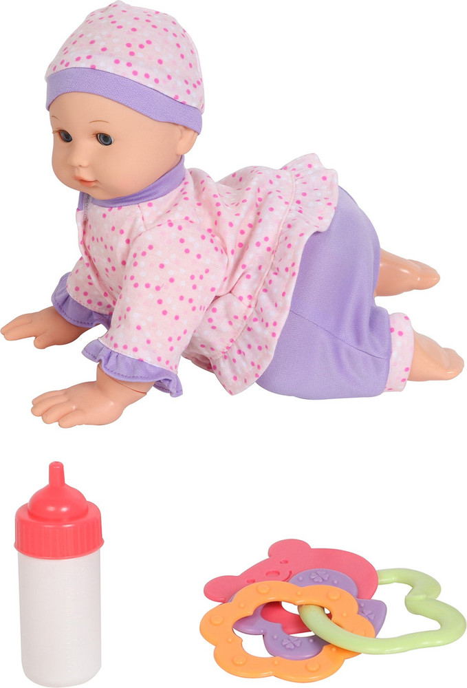Barbie shop crawling baby