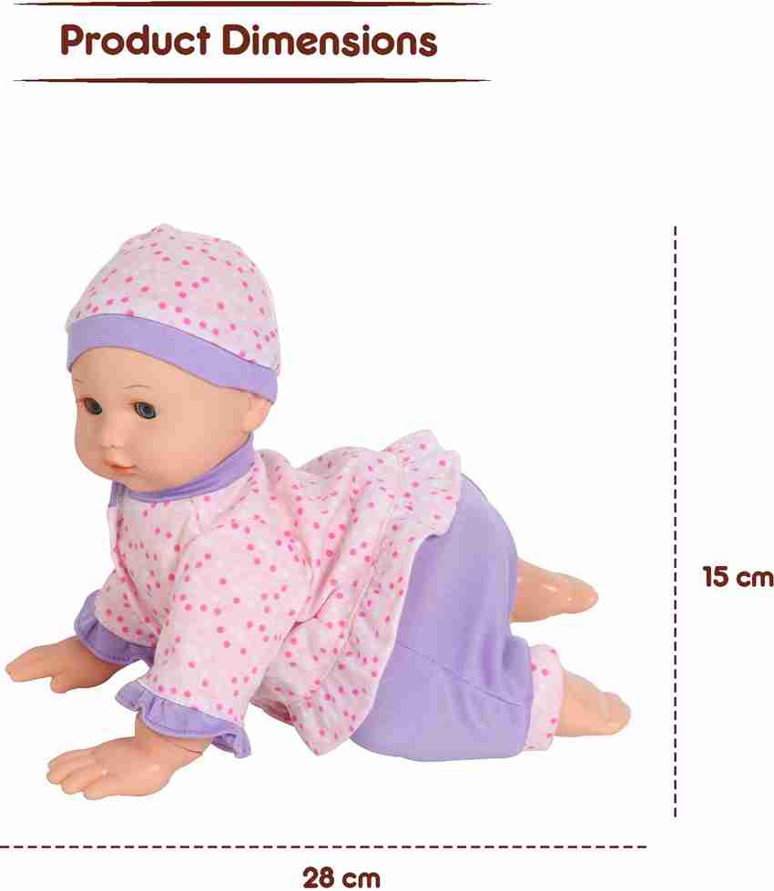 Baby crawling sales doll