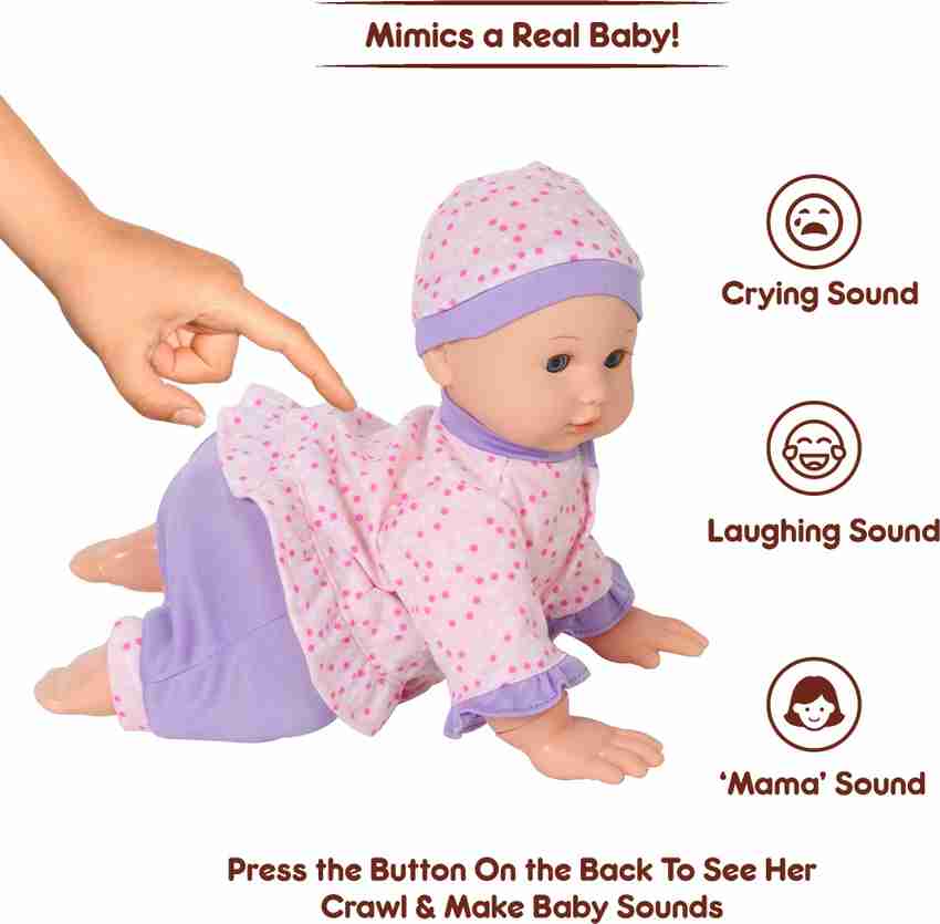 Miss Chief Crawling Baby Doll Crawling Baby Doll . shop for