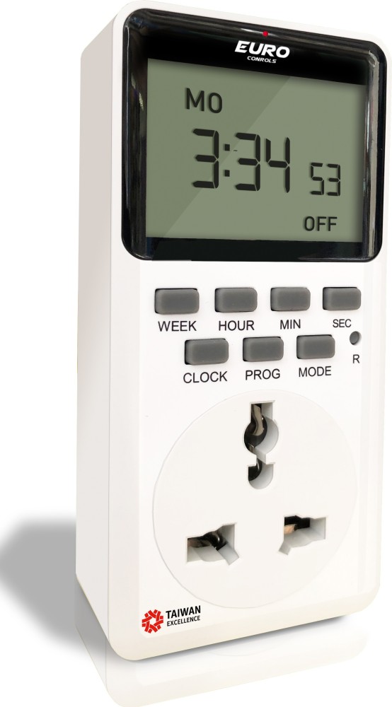 Digital LCD Power Weekly Programmable Timer Switch AC 200-230V 16 Amp