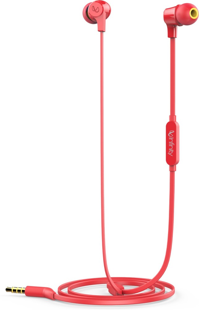 Buy Infinity Zip 20 Wired In Ear Earphones with Mic (Black) Online - Best  Price Infinity Zip 20 Wired In Ear Earphones with Mic (Black) - Justdial  Shop Online.