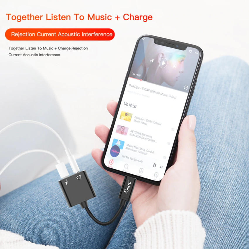 Charge and listen to music adapter outlet