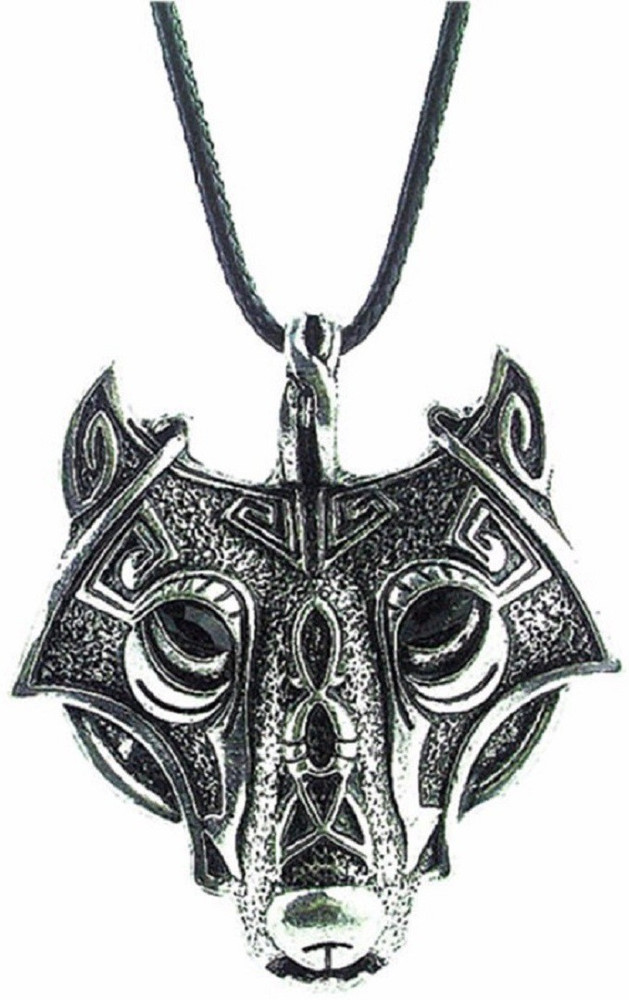 Silver deals wolf chain