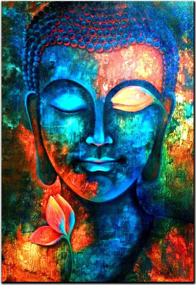 Lord Buddha canvas print art extra large size jumbo Poster For