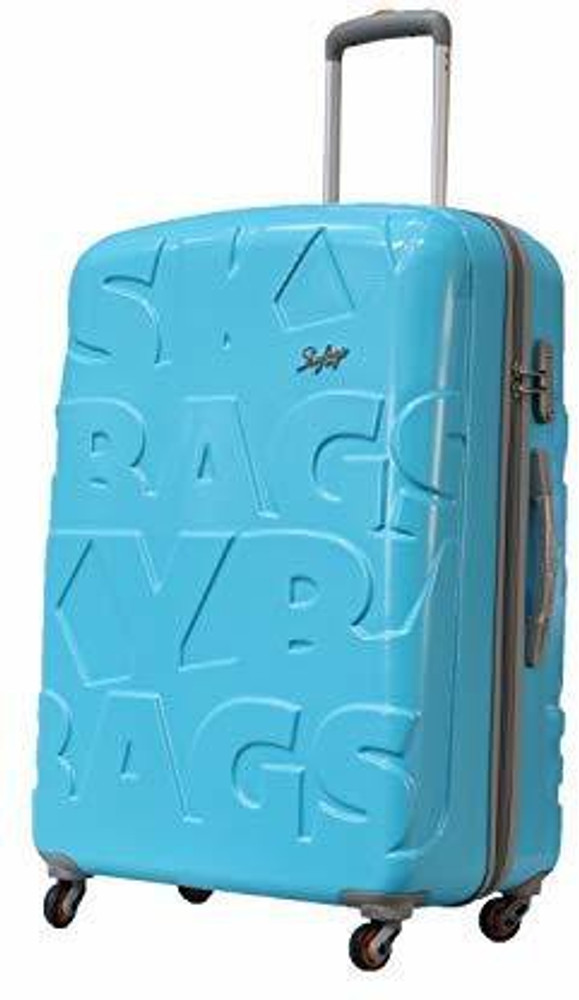 SKYBAGS Polycarbonate Blue Ramp Hard Trolley Cabin Suitcase 4