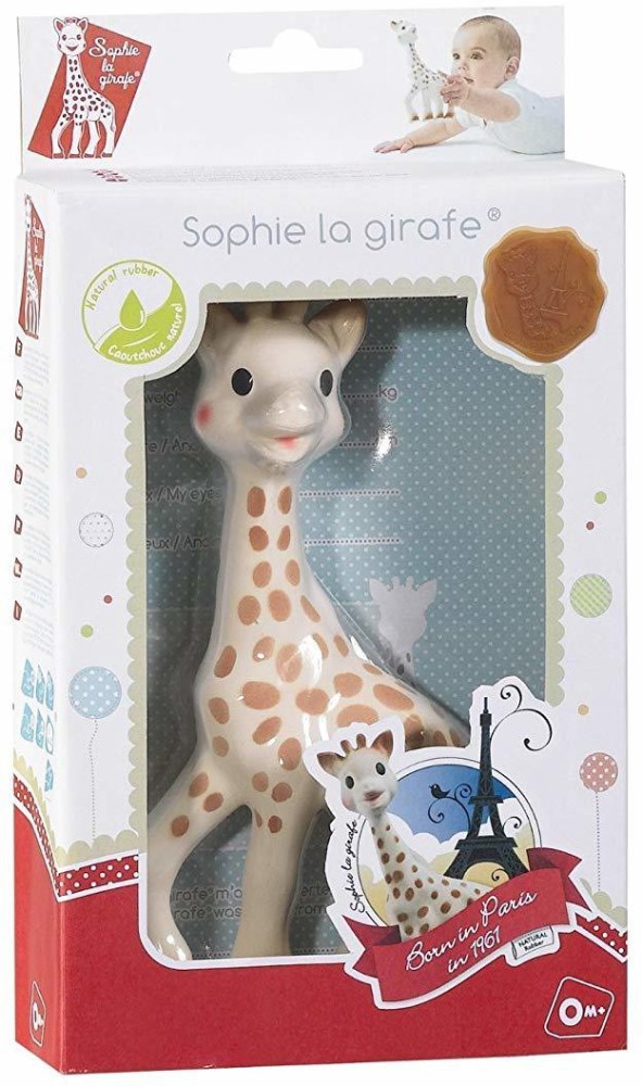 SOPHIE THE GIRAFFE TEETHER RING -Famous Toy By Vulli 100% Genuine *FREE  DELIVERY