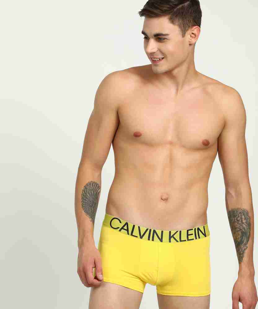 Calvin klein yellow underwear best sale