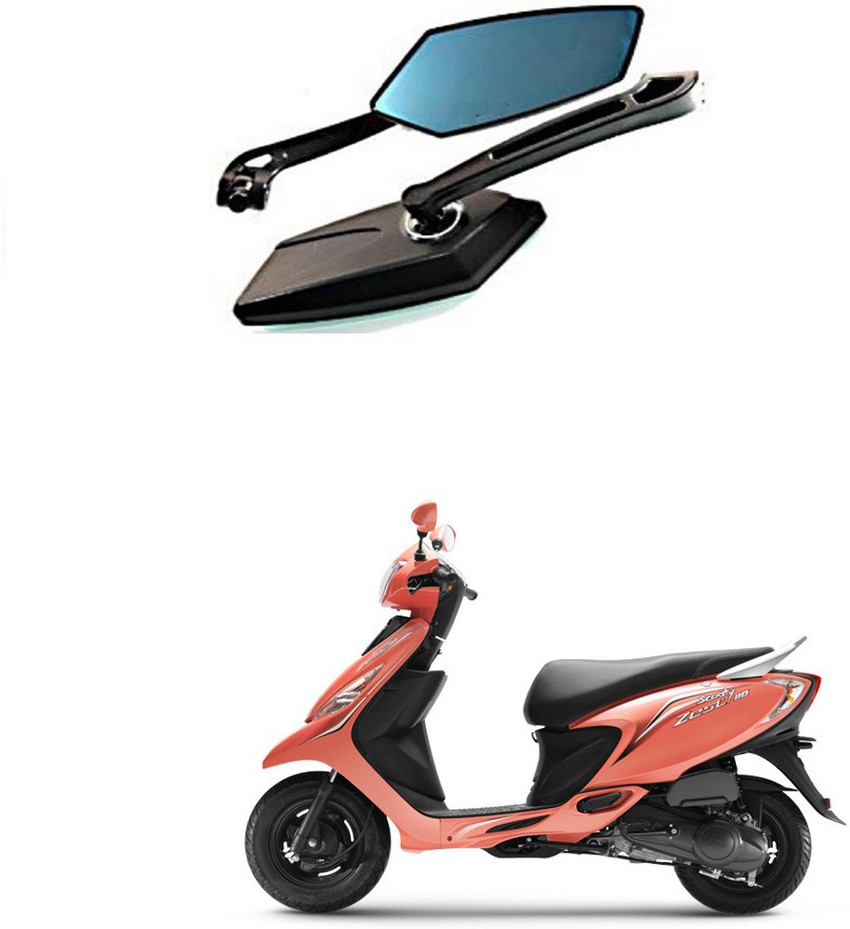 Tvs scooty zest 110 side mirror outlet