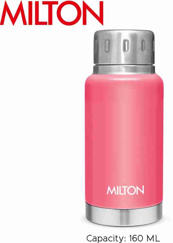 Set of 2 Milton Thermosteel Vacuum Insualated Bottle Milton Elfin 160, SS  304 Inside & Outside