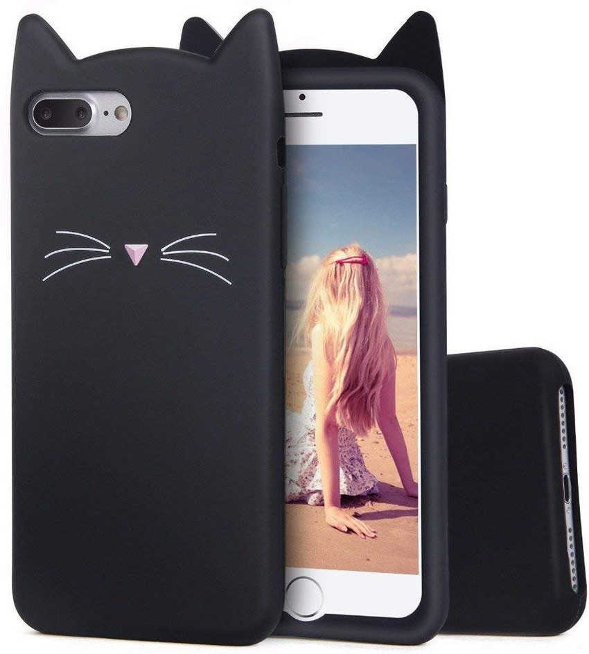 Cocklet Back Cover for Apple iPhone 7 plus Cat Case Cute Soft Silicone Cat Design Of Ear Meow Cocklet Flipkart