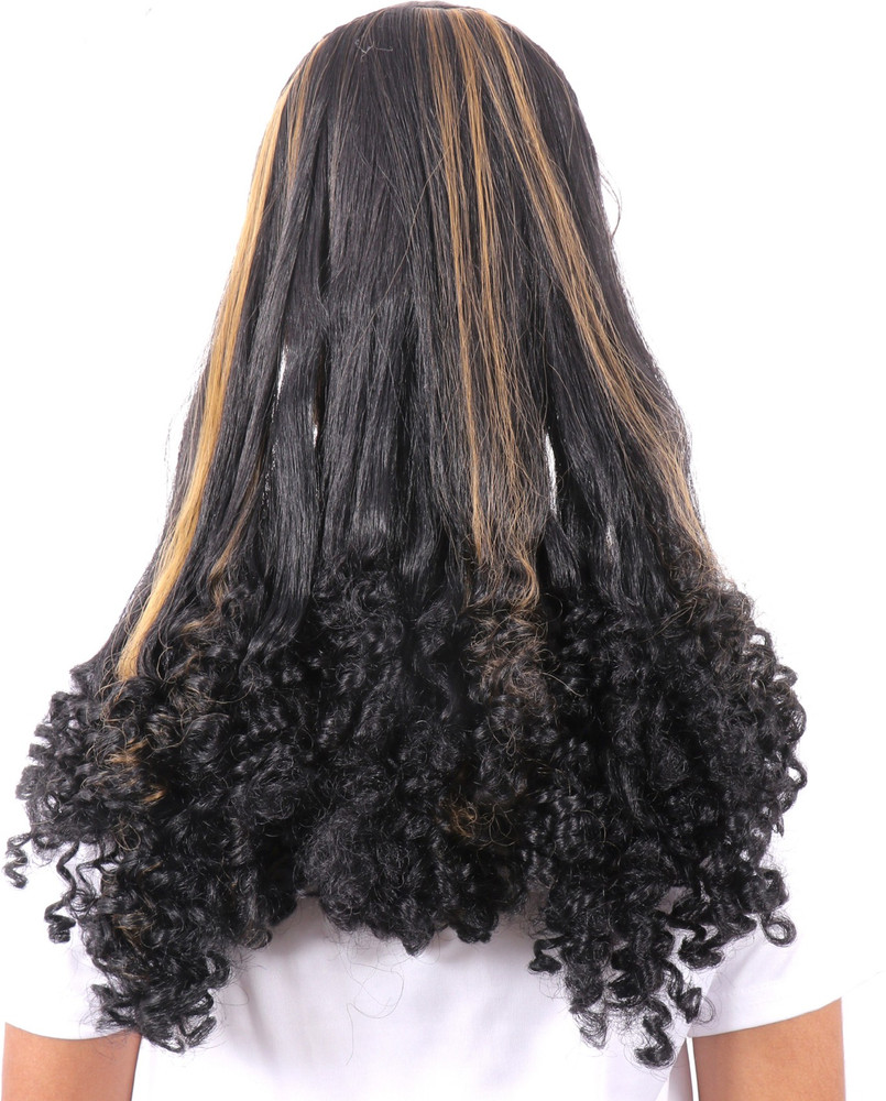 Honbon Curls curly hair wig with hair band 14 16 inch black Hair Extension Price in India Buy Honbon Curls curly hair wig with hair band 14 16 inch black Hair Extension online at Flipkart