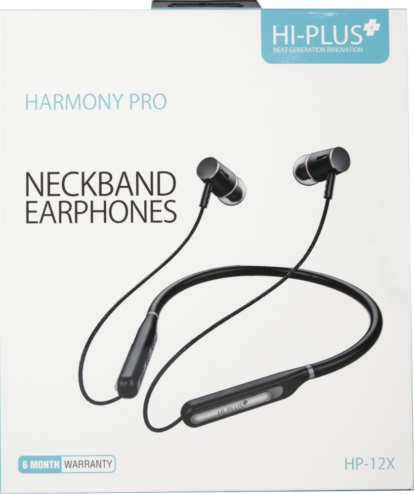 HI PLUS NECKBAND BLUETOOTH EARPHONES Bluetooth Headset Price in