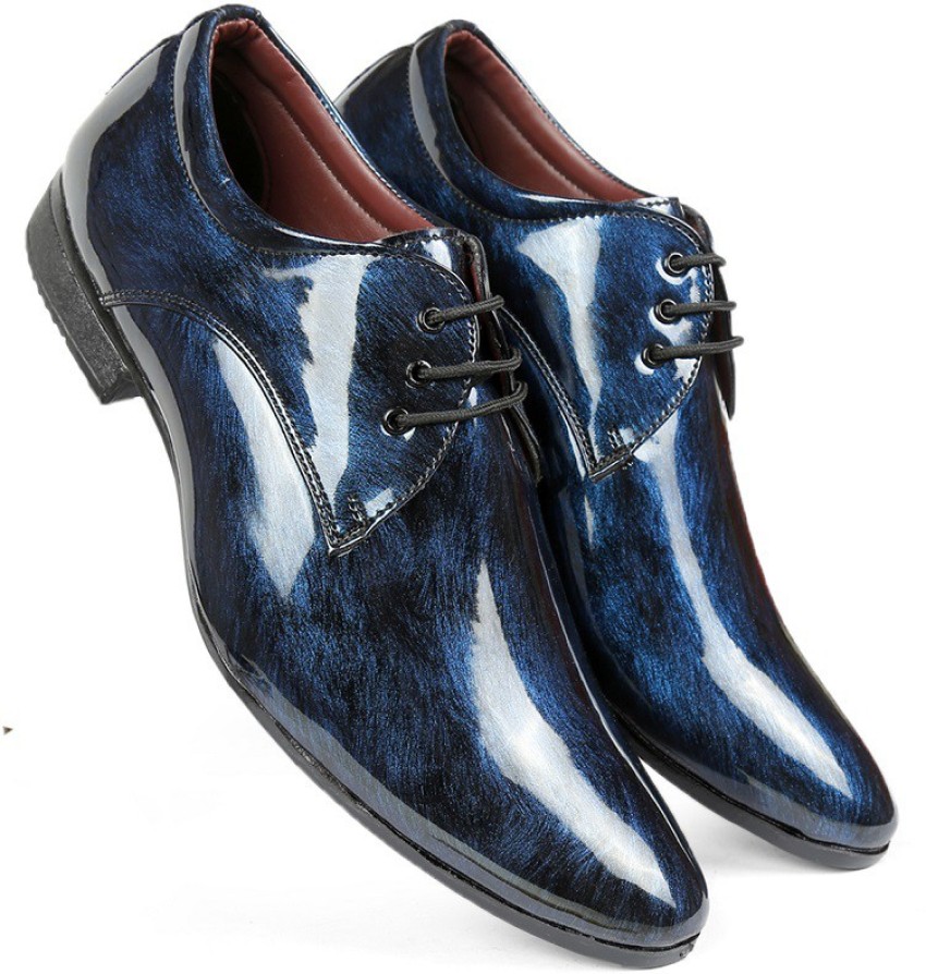 Blue color formal shoes hotsell