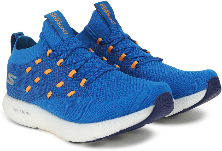 Skechers go run 7 mens blue top