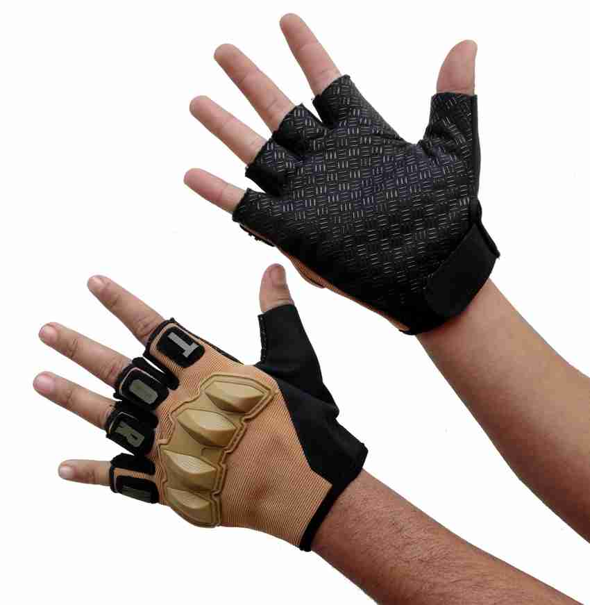 Mens half finger cheap gloves