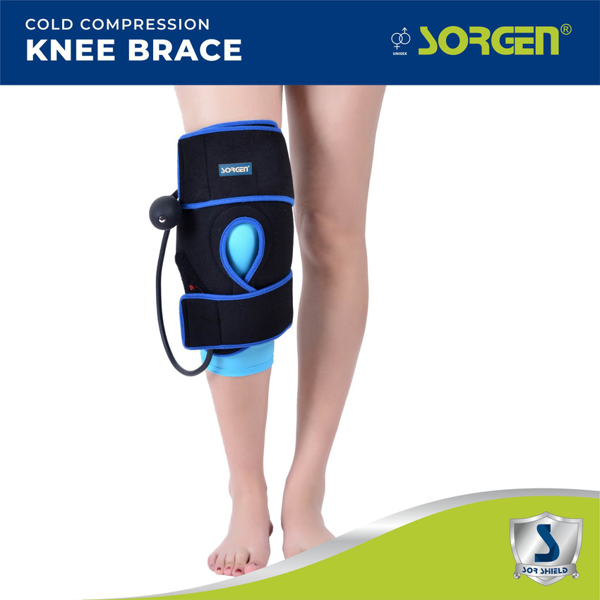 Cold compression knee hot sale brace