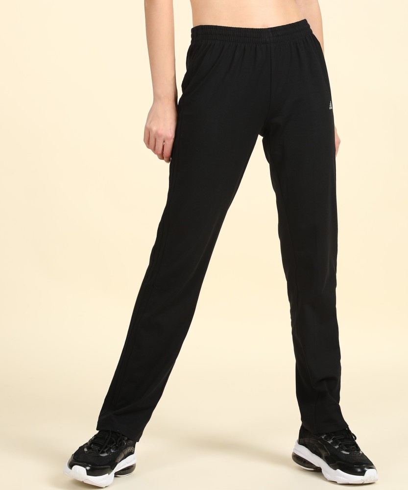 ADIDAS Solid Women Black Track Pants - Buy BLACK ADIDAS Solid Women Black  Track Pants Online at Best Prices in India